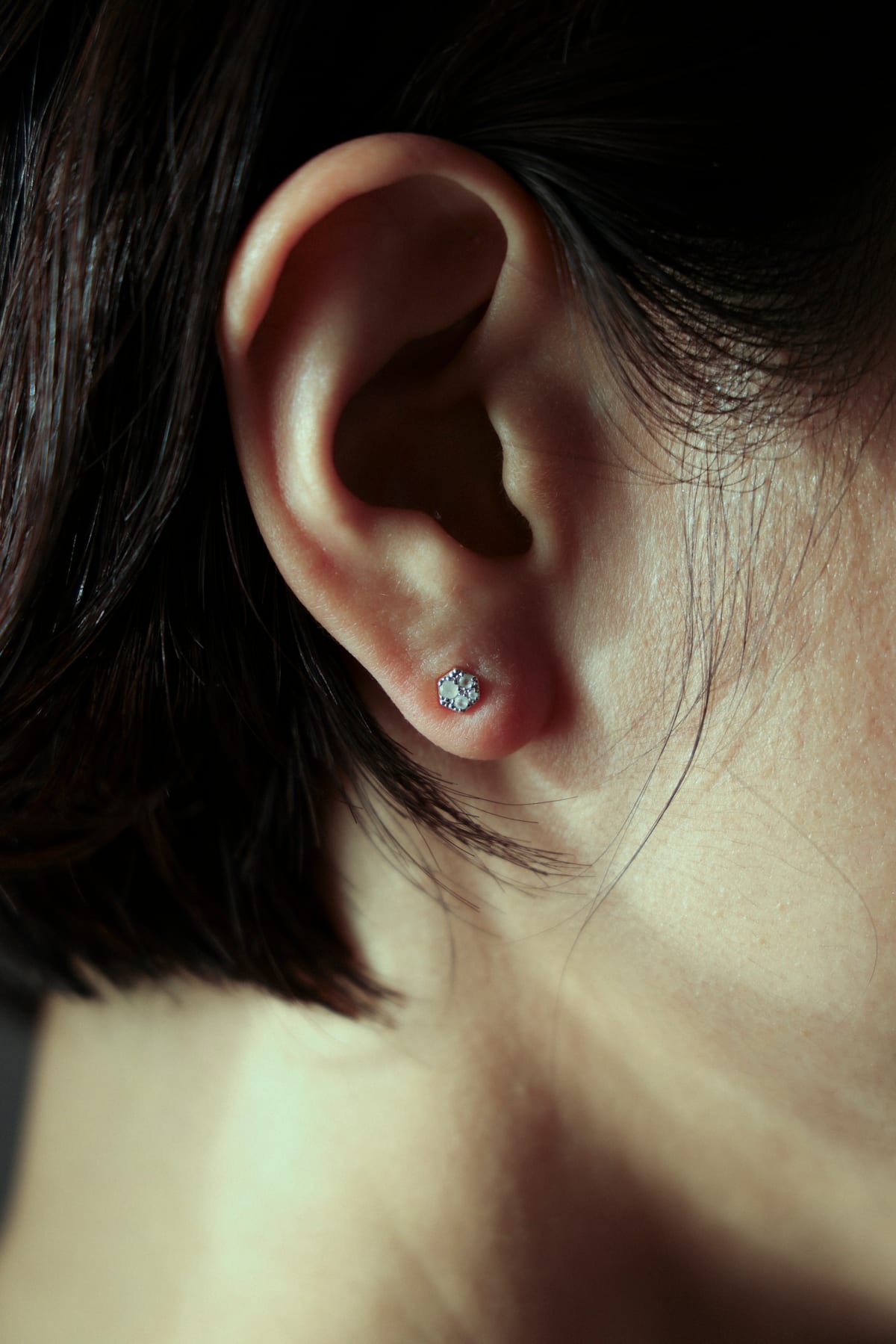 UNICA PIERCE -Moon Stone-(10K)