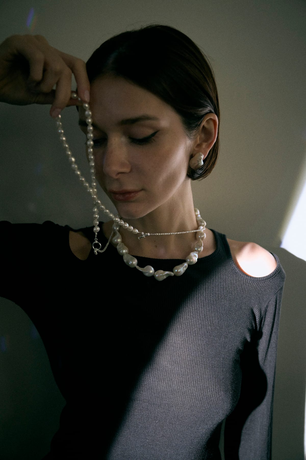 DITAS PEARL DOUBLE NECKLACE
