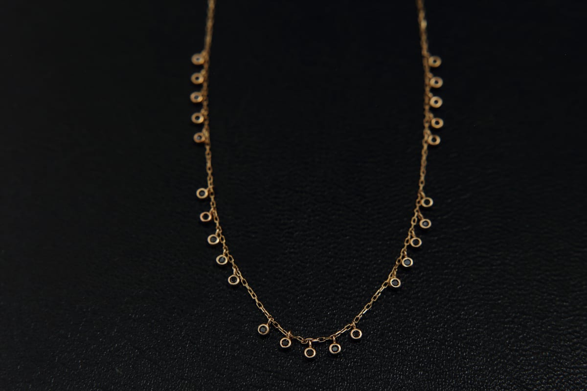 SOURCE BLACK DIAMOND NECKLACE